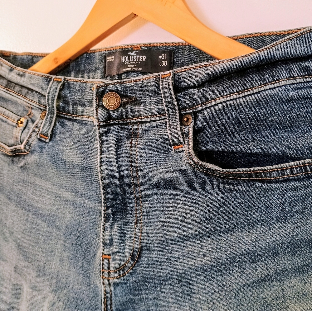 Hollister Men's Denim 31x30 - Picture 3 of 7